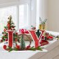 Christmas Wood Joy Sign Decor Joy Christmas Sign Decor Pine Tree Table Sign
