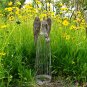 Garden Angel Statue Decor Rustic Metal Angel Sculpture Garden Yard Art