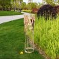 Garden Angel Statue Decor Rustic Metal Angel Sculpture Garden Yard Art