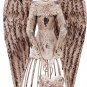 Garden Angel Statue Decor Rustic Metal Angel Sculpture Garden Yard Art