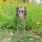 Garden Angel Statue Decor Rustic Metal Angel Sculpture Garden Yard Art