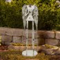 Garden Angel Statue Decor Rustic Metal Angel Sculpture Garden Yard Art