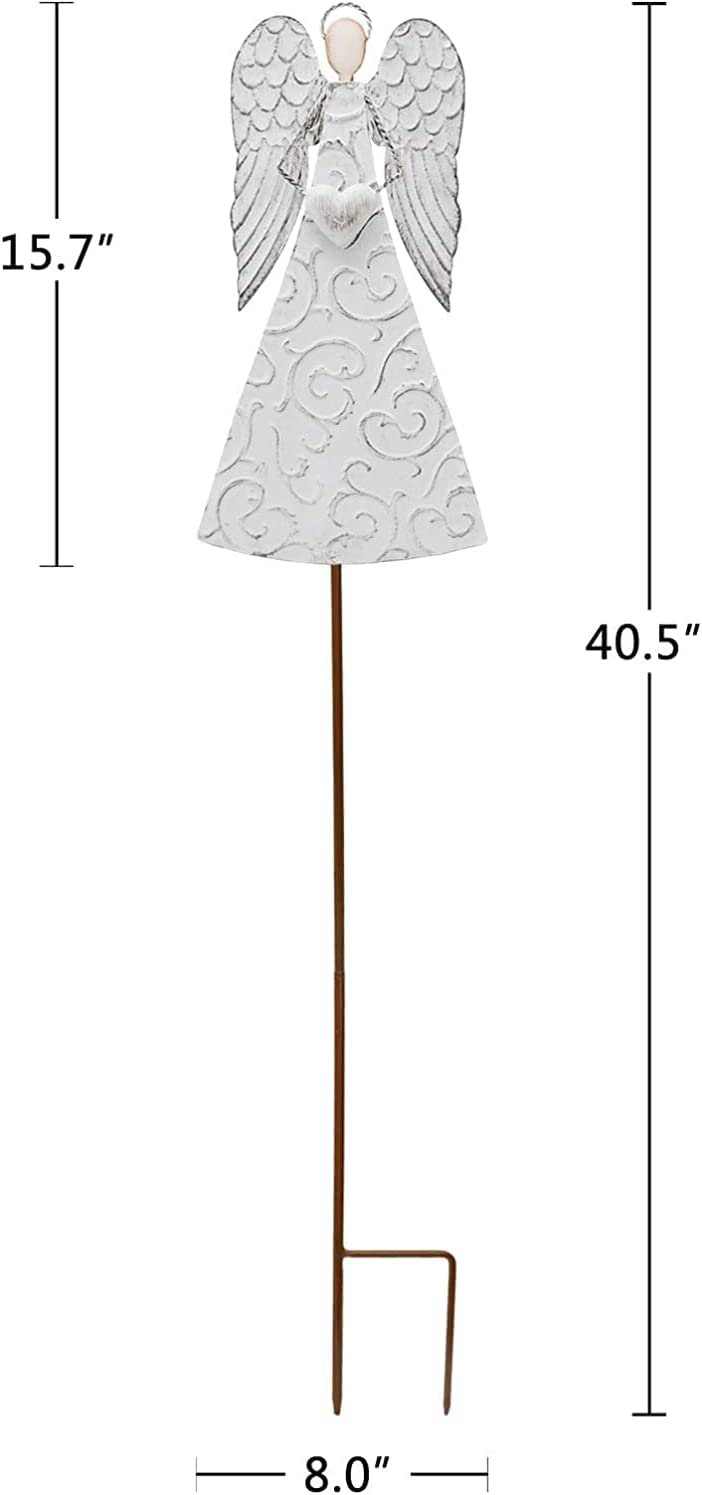 Garden Metal Angel Stake Decoration Handicrafts Metal Angel