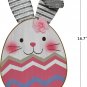 Easter Rabbit Decor Desktop Decorations Rustic Galvanized Bunny Yard Ornament