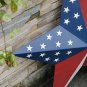 Set of 2 Patriotic Metal Barn Star Outdoor Indoor Hanging Wall Decor July 4th