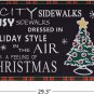 Rubber Welcome Door Mat, Decorative Indoor Outdoor Merry Christmas Doormat Black