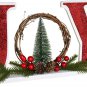 Christmas Wood Joy Sign for Home Decor, Decorative Wooden Cutout Joy Word Decor