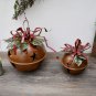 Christmas Jingle Bell Decoration Rustic Red Jingle Bell Hanging Christmas...