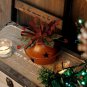 Christmas Jingle Bell Decoration Rustic Red Jingle Bell Hanging Christmas...