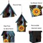 Wooden Bird Houses for Outside Hanging Garden Patio Decorative Bird Houses...