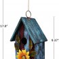 Wooden Bird Houses for Outside Hanging Garden Patio Decorative Bird Houses...