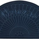 Half Round Welcome Mat for Front Door Outdoor Indoor Rubber Backing Non Slip... Half Round Welcome Mat for Front Door Outdoor Indoor Rubber Backing Non Slip...