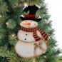 Snowman Sign Hanging Christmas Wall Decoration LED Battery Operated Blinking Nos