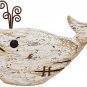 Nautical Whale Rustic Ocean Sea Beach Themed Whale Decoration,Handcrafted...