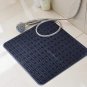 Non-Slip Square Shower Mat 21"x21"with Suction Cups for Bathroom Bathtub Shower