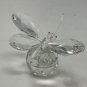 Crystal Flying Butterfly with Crystal Ball Base Figurine Collection Cut Glass