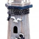 Wooden Lighthouse Decor, 10.25Inch Decorative Nautical Lighthouse Rustic Ocean S Wooden Lighthouse Decor, 10.25Inch Decorative Nautical Lighthouse Rustic Ocean S
