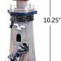 Wooden Lighthouse Decor, 10.25Inch Decorative Nautical Lighthouse Rustic Ocean S