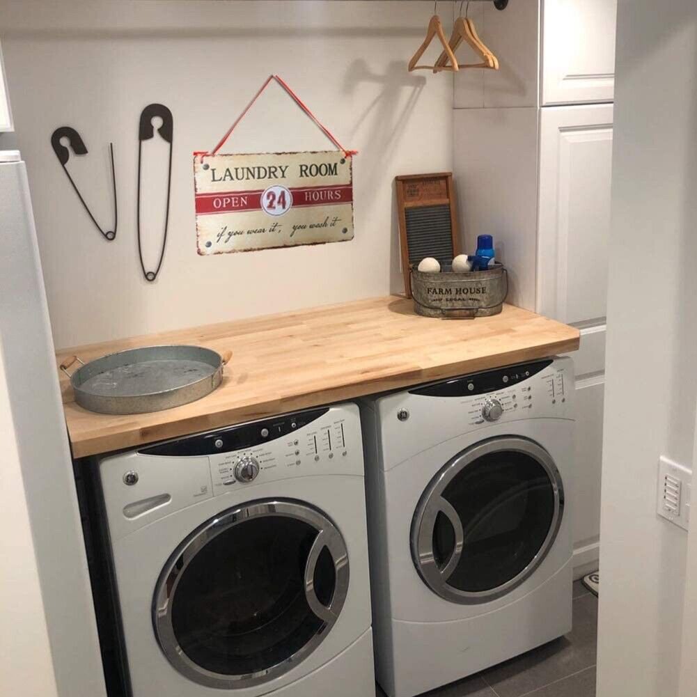 Photo inspiration: Fresh Look at Rustic Laundry Sign Metal Laundry Room Sign Distressed Laundry Wall