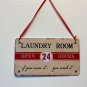 Rustic Laundry Sign Metal Laundry Room Sign Distressed Laundry Wall Decor...
