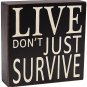 Primitive Box Sign Hanging Decoration Wooden Wall Decor Sign Home Decor Accent