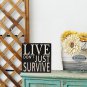 Primitive Box Sign Hanging Decoration Wooden Wall Decor Sign Home Decor Accent