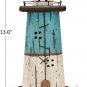 Wooden Lighthouse Decor, Decorative Nautical Lighthouse Rustic Ocean Sea Beach