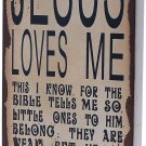 Box Sign Hanging Decoration Distressed Wooden Wall Decor Sign Home Decor Accent
