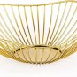 Metal Wire Fruit Basket for Kitchen Counter Iron Wave Fruit Vegetables Storage B