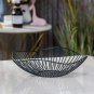 Metal Wire Fruit Basket for Kitchen Counter Iron Wave Fruit Vegetables Storage B