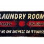 Laundry Room Push for Service If No One Answers Metal Poster Sign Decor  13x6.5&acirc;��