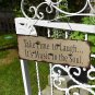 Rustic Metal Sign Decor with Saying Distressed Metal Plaque Hanging Wall Art Sig