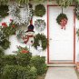 Christmas Snowman Garden Stake Decor Snowman Candy Cane Outdoor Metal Yard Sign