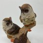 Resin Freedom Bird Couple Decor Owl  Garden Statue 6&acirc;��H Small Owl Bird Figurine