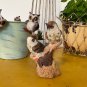 Resin Freedom Bird Couple Decor Owl  Garden Statue 6&acirc;��H Small Owl Bird Figurine