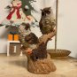 Resin Freedom Bird Couple Decor Owl  Garden Statue 6&acirc;��H Small Owl Bird Figurine