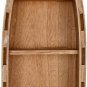 Wooden Boat Decor with 4 Shelf Hanging Wood Boat Decoration for Wall Rustic boat