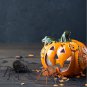 Halloween Spider 2 Packs Black Metal Black Gold sipder Set Halloween Decoration