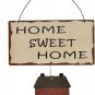 Rustic Metal Home Sweet Home Sign for Home Decor, Decorative Metal Hanging Sign