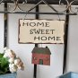 Rustic Metal Home Sweet Home Sign for Home Decor, Decorative Metal Hanging Sign