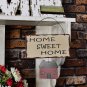 Rustic Metal Home Sweet Home Sign for Home Decor, Decorative Metal Hanging Sign