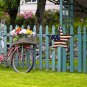 American Barn Star Metal Patriotic Old Glory USA Flag Barn Star Wall Decoration