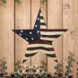American Barn Star Metal Patriotic Old Glory USA Flag Barn Star Wall Decoration