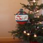 Rustic Christmas Sign Snowman Decor Wreath Christmas Hanging Sign Bow Berries Pi
