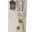 Rustic Wooden LED Lighthouse Statue Decor Nautical Ocean Sea Beach Themed...