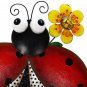Ladybug Garden Stake Decorative Ladybug Yard Stake, Cute Insect Decor Metal Yard