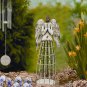 Antiqued Metal Garden Angel Statue Praying Angel Decor Indoor Outdoor Yard decor