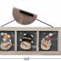 Rustic Christmas Snowman Decoration Wall Art Wooden Snowman Sign Holiday...