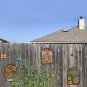 Sunflower Welcome Sign Bird Decor Rustic Metal Hanging Welcome Sign Plaque Decor