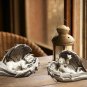 Resin Garden Angel Statue Figurine Cherub in Wings Decoration Religious Gift